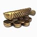 Brass Arowana - 4" Feng Shui Fish for Wealth Luck and Career Luck