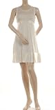 BCBG MAX AZRIA - BCBG CREAM SILK RUFFLE-APLQ COCKTAIL DRESS NEW 2