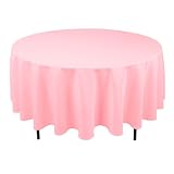 90 Inch Round Polyester Tablecloth