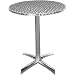 Garden / Patio Stainless Steel Round Flip Top Bistro Table - 60cm - stylish and durable furniture for your garden