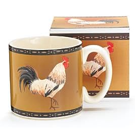 French Country Rooster Coffee Mug Cup For Home Kitchen Decor And Dining Roosters... by Rise And Shine Collection
