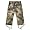 Girls Subdued Woodland Camo Vintage Capri Pants