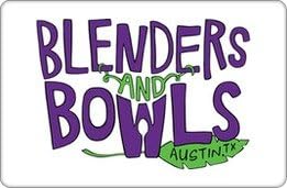 Blenders and Bowls Gift Certificate ($20)