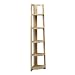 Folding 5 Tier Wooden Shelves Corner Unit