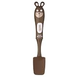 Kitchen Craft Lets Make Childrens Mini Silicone Spatula Barney Bear,  20cm Model KCLMSSBEAR from Lets Make