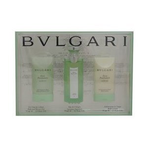 Bvlgari Eau Perfumee by Bulgari 3 Piece Set Includes: 2.5 oz Cologne Au The Vert Spray + 2.5 oz Body Lotion + 2.5 oz Bath & Shower Gel