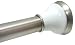 Aquatico Stockholm Shower Curtain Tension Rod, Chrome & White