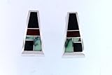 Native American Inlaid David Rosales Earrings