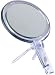 Zadro Acrylic Hand Mirror with 1X - 7X Magnification, Acrylic Finish