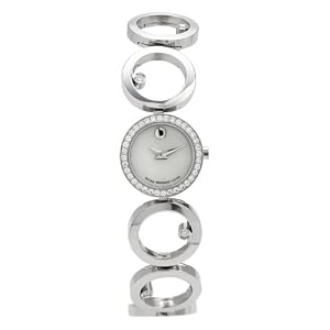 Movado Women's 605816 Ono Diamond Accented Stainless-Steel Watch