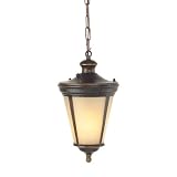 Royce Lighting RLC2231/2-21 Outdoor 16 1/4 inch Convertible Lantern Grecian Bronze with Cream Snow Globe