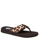 Yellow Box Tiki Flip-Flops