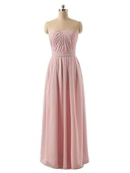 Lace Chiffon Evening Dress/Homecoming Dress/Bridesmaid Dress/Prom Dress/Wedding Dress  With a Sash 