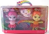 Barbie Fairytopia Magie of the Rainbow Pink & Yellow Tumbies Dolls
