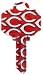 Cincinnati Reds Schlage SC1 House Key