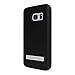 Seidio SURFACE with Metal Kickstand Case for Samsung Galaxy S7 [Slim Case] - Non-Retail Packaging - Black/Black