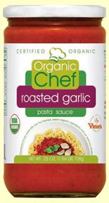 Organic Chef Roasted Garlic Pasta Sauce, 25 Oz. by Victoria Packing Corp.