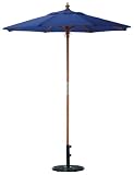 Strathwood 6-Foot Olefin Market Umbrella, Navy