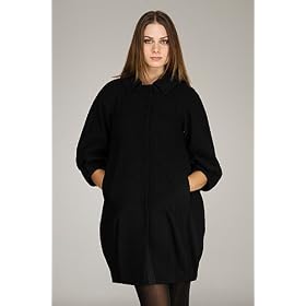 Designers Remix Topaz I Black Wool Coat by Designers Remix