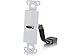 C2G/Cables to Go 39710 HDMI Pass Through, Insert Plate for Decorative Wall Plate - White