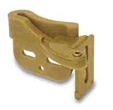 Pair Burnished Brass Amerock Marathon Knife Hinge 1/4" Overlay HAM-BP2603-BB