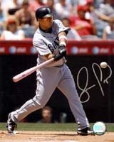 Jose Lopez Autographed/Hand Signed Seattle Mariners 8x10 Photo--Pink Bat MCS COA
