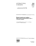 ISO 3681:1996, Binders for paints and varnishes - Determination of saponification value - Titrimetric method