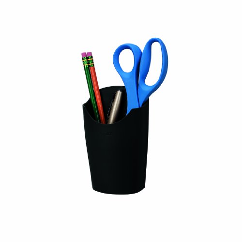  Fellowes Plastic Partition Additions Pencil Cup, 3.5 Inches x 5.56 Inches, Graphite