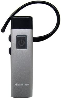 Sleek and Colorful Brushed Aluminum Bluetooth Headset Earpiece with Charger. Compatible with All Bluetooth-Enabled Devices. iPhone, iPod, iPad, Android, Smartphones, Tablets PC, HTC, Samsung, Motorola and more. (Silver)