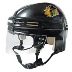 <b>CHICAGO BLACKHAWKS HOME MINI HELMET</b>