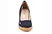 Viscata Marquesa Espadrille Canvas Wedges Spain Handmade 3 ½” Heel Women's Pumps with Breathable Organic Cotton Canvas and 100% Natural Jute Midsole for All Occasions: Casual, Work, Party