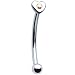 Stainless Steel Aurora Gem Heart Eyebrow Ring