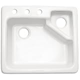 Peachtree Forge PF11 Claxton Kitchen Sink, 3-Hole, White