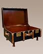 Authentic Models MF040B Stateroom Trunk Table in Black