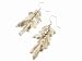 Keshi Pearl Cluster Earrings in Silver by Ten Thousand Things