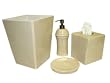 Gorgeous Italian Verona Beige Marble Bathroom Accessory Set 4 pcs