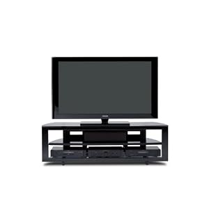 Click here to buy BDI Deploy Max 9649, Triple Wide Open TV Stand - Gloss Black.