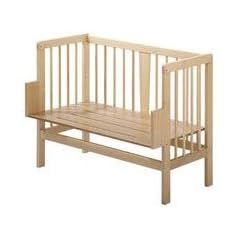Alvi Beistellbett Stillbett Natur lackiert