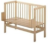 Alvi Beistellbett Stillbett Natur lackiert