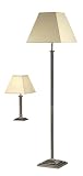 Nelson table lamp antique brass base complete with a biche shade