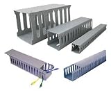2x2 Electriduct Open Slot Wire Duct - 1pc. - 6.56 Ft - Gray