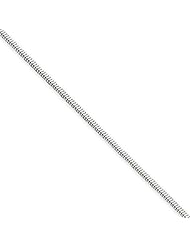 Sterling Silver 30in 1.5mm Octagonal Snake Necklace Chain. Metal Wt- 10g