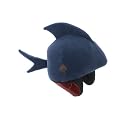 Tail Wags Shark Helmet Cover - Blue