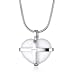 Esprit Damen-Halskette Herzanhnger Cross My Heart 43cm S.ESNL90535A43
