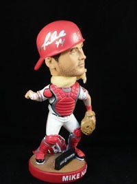 Napoli, Mike (Los Angeles Angels) Autographed/Hand Signed Bobblehead (Comes with photograph of him s