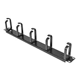StarTech.com 1U 19-Inch Metal Rackmount Cable Management Panel, CABLMANAGER2