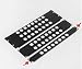Penn Elcom R1269/1UK/08 1U NEUTRIK PUNCHED RACK PANEL W/ 8 HOLES D-SIZE XLR, SpeakON image 1