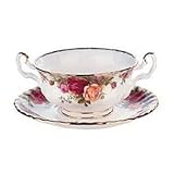 Royal Albert Old Country Roses Cream Soup 6-1/2-ounce Saucer