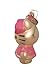 Hello Kitty Kurt Adler HK4102 Glass Ornament, 5-Inch