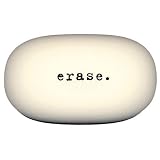 Erase Text Pebble Shaped Cavallini Eraser